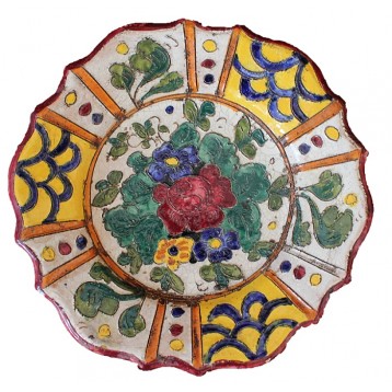 Farfurie decorativa din ceramica, diametru 26cm